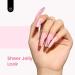 Beetles Jelly Gel Nail Polish in Translucent Sheer Pink - 15ml - Buy Online on SooperMarket.com
