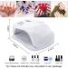 UV LED Nail Lamp - Gel Nail Polish Dryer with Auto Sensor and 4 Timer Settings - White - Buy Online on SooperMarket.com