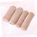 Lurrose 4pcs Silicone Gel Thumb Toe Protectors - Foot Cap Gel Pad Sleeves for Toe and Thumb - Nylon Sleeve Buffer Tube - Finger Cot Toe Cover - Thumb Picture 1 - Buy Online on SooperMarket.com