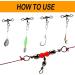 160 STK Fishing Vertebrae Snaps - Ball Bearing Barrel Snaps & 3-Way Triple Swivel Clips for Saltwater & Freshwater Fishing - Buy Online on SooperMarket.com