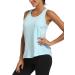 HLXFHB Women's Workout Tank Top - Sky Blue, S - Buy Online on SooperMarket.com
