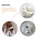 Wooneky 5pcs Bridesmaid Hair Accessories - Satin Elastic Hair Bands and Scrunchies Set in White - Wedding and Girls Hair Wrap - Buy Online on SooperMarket.com