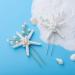 Barogirl Wedding Starfish Hair Pins Set - Bridal Beach Hair Accessories for Women/Girls (Silver) - Buy Online on SooperMarket.com