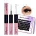 Lash Bond and Seal for Eyelash Extensions 2 in 1 Cluster Eyelash Glue DIY Lash Extension Waterproof Long Lasting Strong Hold 72 Hours Eyelash Glue (DM20 Kit)