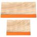 Caydo 2 Pieces 2 Sizes Screen Printing Squeegee, 75 Durometer Wooden Ink Scraper for Screen Printing, 9.4 and 5.9 inch