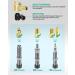 Baonuor Bicycle Valve Adapter Set - French & Schrader Valve Adapter for Easy Pumping | Universal Bicycle Air Pump Solution - Buy Online on SooperMarket.com