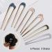 6 Pieces Metal U Shaped Hairpins French Hair Pin Hair Chignon Pins Metal Hair Pin Fork Sticks 2 Prong Bun Hairstyle Accessories for Women 6Pcs Gold silver - Buy Online on SooperMarket.com