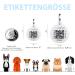 Personalized Dog Stamps & Engraved QR Code Tags | Customizable Pet Profiles | 2PCS-30MM | Ideal for Dogs & Cats | International Shipping - Buy Online on SooperMarket.com