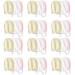 FRCOLOR 36 Pcs Makeup Remover Gloves Makeup Cloth Remover Towel Reusable Makeup Remover Cloths Eye Makeup Remover Puff Makeup Remover Mitt Facial Scrubber Fiber Cloth Pad Clean Assorted Colorx6pcs 12x9cmx6pcs