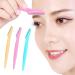12-Pack Eyebrow Razor Set - Portable Trimmer & Face Hair Remover for Men & Women - Yellow Pink Blue - Buy Online on SooperMarket.com