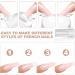 French Manicure Kit French Manicure Gel Polish Kit White Nail Polish French Tip French Manicure Gel Set with Nail Stamping Kit Soak Off UV/LED French Manicure Gift Set for Women Girl (Pink+Nude) - Buy Online on SooperMarket.com