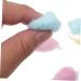Angoily Face Cleaning Supplies - Fuzzy Cotton Balls for Crafts & Nail Polish Remover | Newborn Safe Cleansing | Eco-Friendly Green Dyes - Buy Online on SooperMarket.com