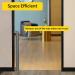 Retractable Baby Gate Mesh Baby Gate or Mesh Dog Gate 33" Tall Extends up to 55" Wide Child Safety Gate for Doorways  Stairs  Hallways  Indoor/Outdoor(Grey 33"x55" Gray 33x55 Inch - Buy Online on SooperMarket.com