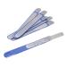 TsoLay 6 Pieces Stainless Steel Nail File Double-Sided Diamond Nail File Metal Nail File Manicure File for Family and Travel