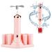 Electric Nail Lacquer Shaker with Base  Glue Shaker for Eyelash Extensions  Nail Polish Mixer Electric Shaker Saving Time Handsfree Tool Glue Nails Polish Pink
