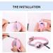 Kocnydey Leather Reflective AirTag Cat Collar Adjustable Anti-Wing Cat Collar with Bell for Small Dogs & Cats (Pink M 28-37cm) - Shop Now! - Buy Online on SooperMarket.com