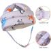 Umtiti Baby Adjustable Helmet Lightweight and Soft with 3 Pairs Baby Knee Pads for Crawling & 3 Pairs Baby Socks Great for Baby Learning to Walk and Crawl. Zoo Gray+6 Zoo Grey - Buy Online on SooperMarket.com