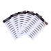 NOLITOY 5pcs Eyebrow Stickers Temporary Brow Tattoos Fake Eyebrows Eyebrow Tool 6d Eyebrow Trimming The Lazy