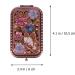 LEORX Antique Butterfly Compact Mirror for Women - Foldable Double Sided Metal Makeup Mirror - Buy Online on SooperMarket.com