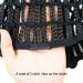 Adjustable Black Wig Cap with Elastic Band and Hair Clips for Braided Crochet Wig Making - Buy Online on SooperMarket.com