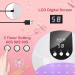 UV Nail Lamp Nail Dryer 54W UV Lamps for Gel Nails Nail UV Lamp Led Nail Lamp with 3 Timer Auto Sensor LCD Screen USB Plug Gel Nail Curing Lamp Led Gel Nail Lamp Nail Dryer White - Buy Online on SooperMarket.com