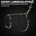 SCIROKKO Escape Proof Cat Harness and Lead Set - Luminous Moon and Star Design, Adjustable for Outdoor Walking - Safety Buckle, Black - Buy Online on SooperMarket.com