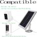 3 Pack Solar Panel Charger for Ring Camera - White | Compatible with Spotlight Cam & Stick Up Cam - Buy Online on SooperMarket.com