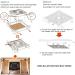 ZCBYBT Under Counter Heater 350W - Portable Kotatsu Halogen Tube Heater & Foot Warmer Accessories for Cozy Warmth - Buy Online on SooperMarket.com