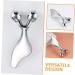 Beavorty 2pcs Dolphin Scraping Board Tools Walker Face Massage Roller Eye Manual Roller for Lady Facial Rollers Face Roller Facial Massaging Tool Stainless Steel Woman Double Head Massager 11.40X4.70X3.00CMx2pcs Silverx2pcs - Buy Online on SooperMarket.com