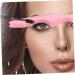 FOMIYES 3pcs Silicone Beauty Ruler - Reusable Eyeliner & Eyeshadow Stencil Set - Makeup Tool for Lipstick Mascara & Eyebrows - Pink - Buy Online on SooperMarket.com