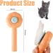 BNFGD 1Pcs Pet Hair Cleaner Brush Cute Cat Brush Dog Brush Pet Combing Brush Pet Combing Brush with Hair Removal Button Artifact for Stroking Cats and Dogs Pet Hair Cleaner Brush(Orange) - Buy Online on SooperMarket.com