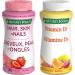 Nature's Bounty Hair Skin Nails + Vitamin D3 Mineral Supplement Gummies