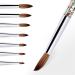 Fivetwofive 2Pc Rose Gold Kolinsky Sable Acrylic Nail Brush with Liquid Flow Glitter Nail Art Brush for Nail Art Tool 10 - Buy Online on SooperMarket.com