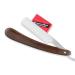 Set of straight razors hollow ground + wooden handle with grinding paste from Solingen 2-piece