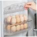 OSALADI Kitchen Accessories 3pcs Egg Storage Box Egg Holder for Fridge Eggs Egg Holder for re-usable - Buy Online on SooperMarket.com