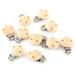 Gugxiom pacifier locks wood pacifier clips wood pacifier holder babies pacifier clips modern pacifier clip pack for girls premium children's room accessories