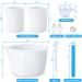 LET'S RESIN Silicone Measuring Cups Set - 600ml & 100ml | Resin Supplies for Epoxy Resin Mixing | Easy to Clean & Durable | Silicone Stir Sticks Included - Buy Online on SooperMarket.com
