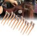 12pcs Rose Gold Hair Clips Hairpin Set - Salon Clamp Grips for Hairdressers | Durable Duckbill Hair Accessories - Buy Online on SooperMarket.com