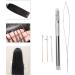 Hair Extension Loop Needle Threader Kit Pulling Hook Tool for Hair Aluminum Handle Hair Extension Threading Tool Micro Beads Loop Needle Threader for Hair Extensions Feather Ext - Buy Online on SooperMarket.com
