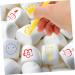 CIYODO 6pcs Biscuits Cake Boxes Decor Cake Coloring Markers Edible Cake Pens Dual Tip Markers Plastic - Buy Online on SooperMarket.com