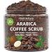 Organic Arabica Coffee Scrub with Coconut and Shea Butter - Acne & Cellulite Treatment, Varicose Vein Therapy - 10 oz - Buy Online on SooperMarket.com