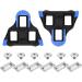 Blue CNC Road Bike Cleats for Shimano SPD-SL - SM-SH10/11/12 | 2 Float - Buy Online on SooperMarket.com