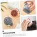 Beavorty 2pcs Massage Shampoo Brush - Silicone Scalp Scrubber & Body Exfoliator - Buy Online on SooperMarket.com
