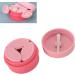 Silicone Cream Jars with Spoon Travel Silicone Makeup Container Refillable Empty Trinkets Pills Portable Proof for Outdoor Use (Pink) - Buy Online on SooperMarket.com