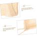 Baluue 6pcs Soap Bag Toilet Soap Pouch Exfoliating Soap Pocket Bar Soap Pouch Soap Storage Bag Beige Sisal - Buy Online on SooperMarket.com