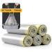 RTBQJ-At 12L Trash Bags with Handle - Tear-Resistant Liquid-Tight Opaque Garbage Bags + Fixing Tape (45x50cm 75 Pieces) - Ideal for International Shipping - Buy Online on SooperMarket.com
