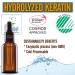 Hydrolyzed Keratin Protein - 2oz Cosmetic Grade for Hair Strengthening & Protection - Reduce Damage & Increase Density - 2 Vials + Pipette & Screw Cap - Buy Online on SooperMarket.com