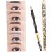Beavorty 4 pcs brown eye shadow highlighter pencil dark brown eyeliner Brown Eyebrow Pencil longlasting - Buy Online on SooperMarket.com