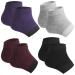4 pairs of moisturizing heel socks Sourceton Open Toe Socken Cracked Gel Heel Socken Toless Cooling Heel Repair Socks for Women