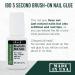 5 Second Nail Glue - 0.2 oz | Easy Brush-On Application - Buy Online on SooperMarket.com